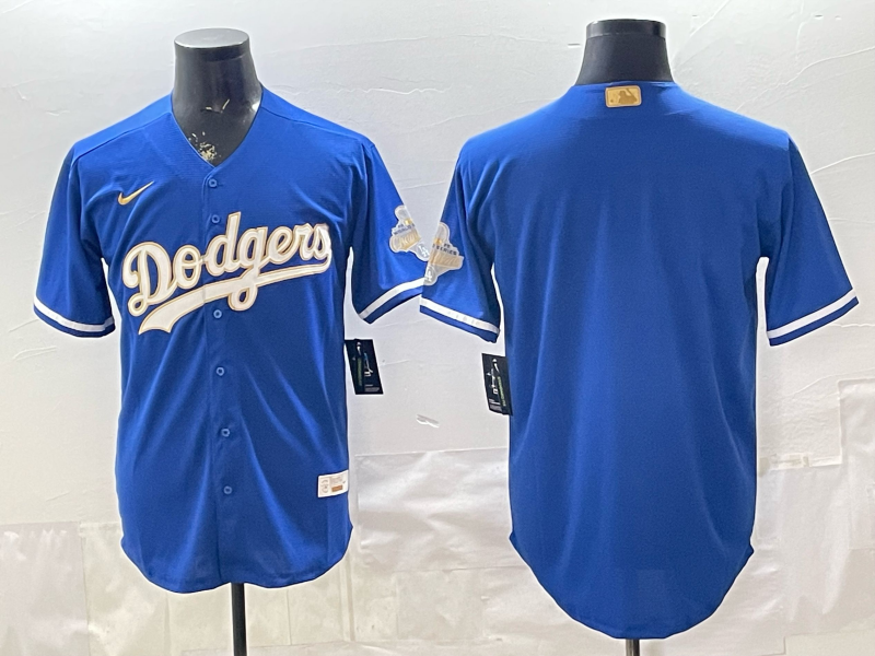 Men Los Angeles Dodgers blank blue Game Nike MLB Jersey 0404009
